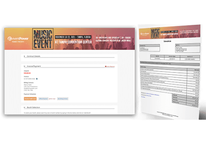 Exhibitors & Sponsors - Exhibitor Invoice