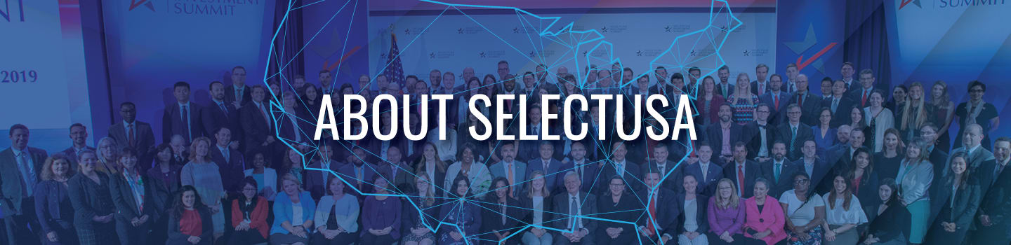 About SelectUSA Banner Graphic