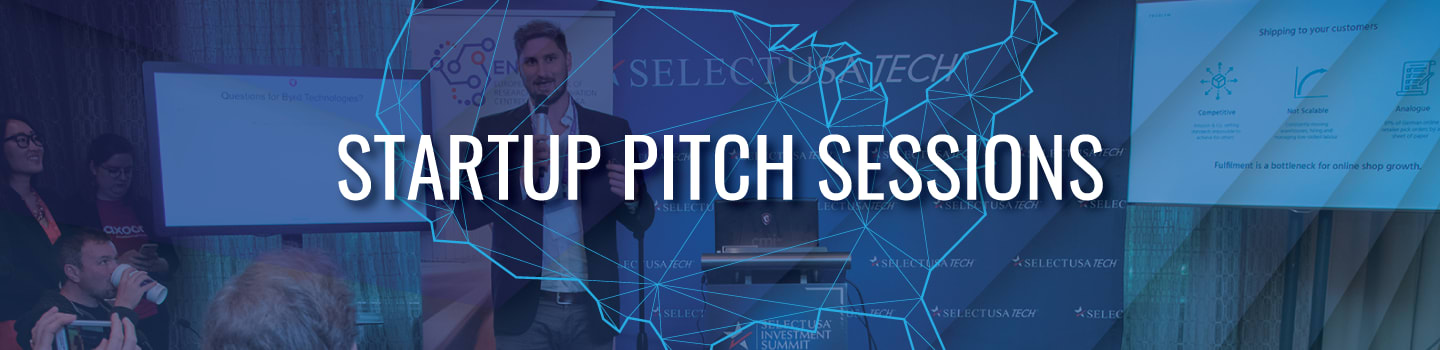 Startup Pitch Sessions Banner Graphic