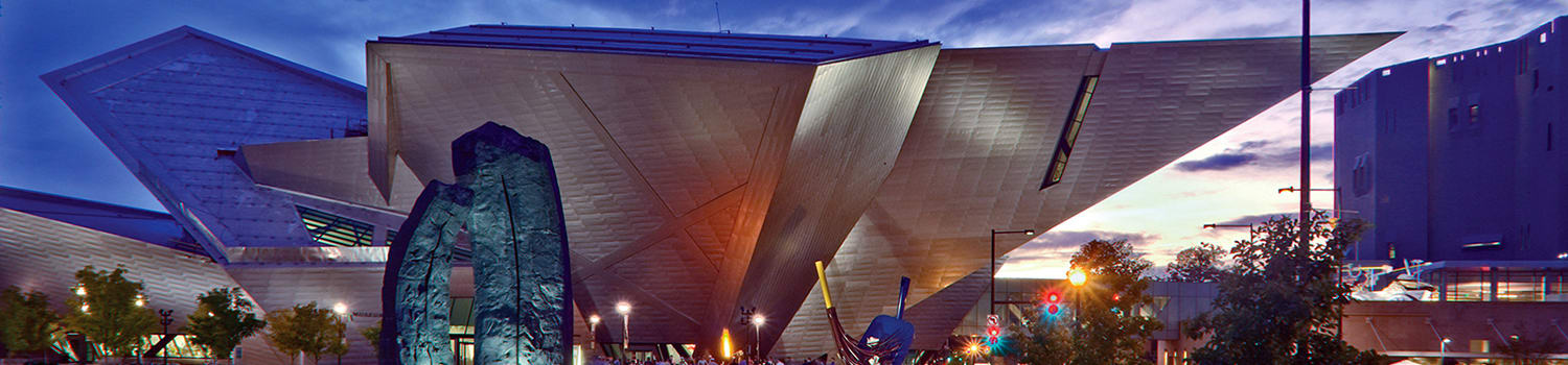 Image of Denver Art Museum, which is just one of the many arts and cultural experiences in Denver