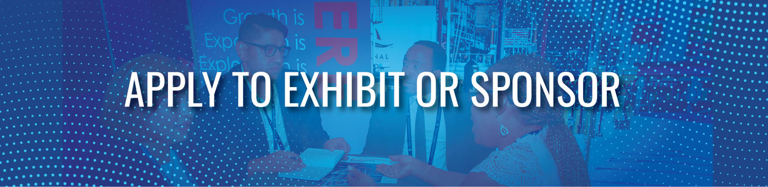 Apply to Exhibit or Sponsor Banner Graphic