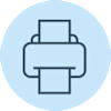 On-site badge printing graphic