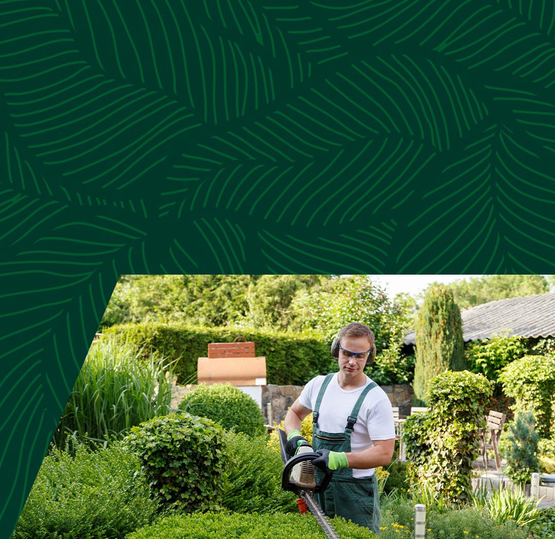 Landscaper trimming a bush – ProGreen EXPO in Denver Colorado