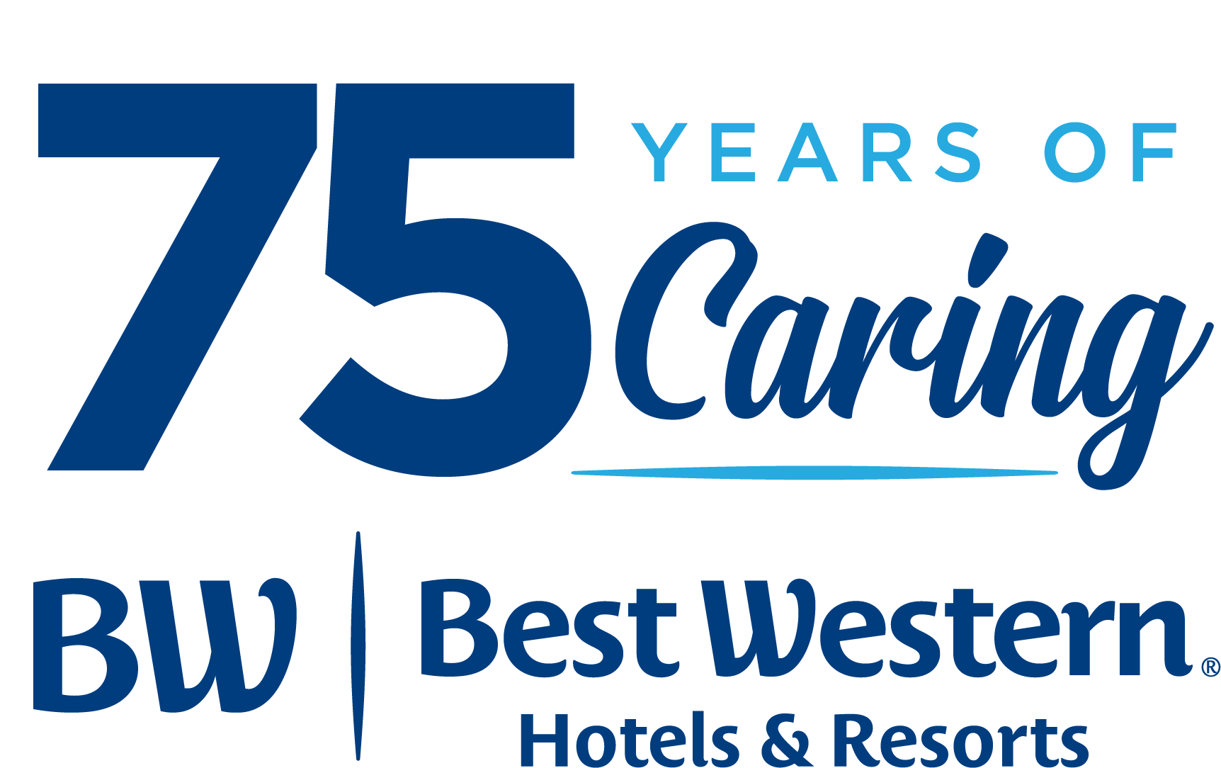 Best Western 75th Anniversary Logo