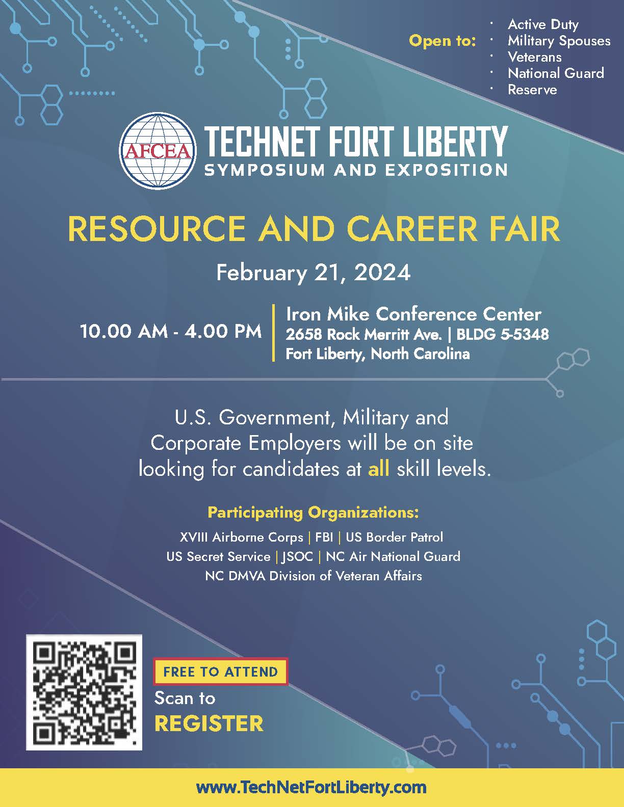 Resource & Career Fair Flyer featuring USG participating orgs