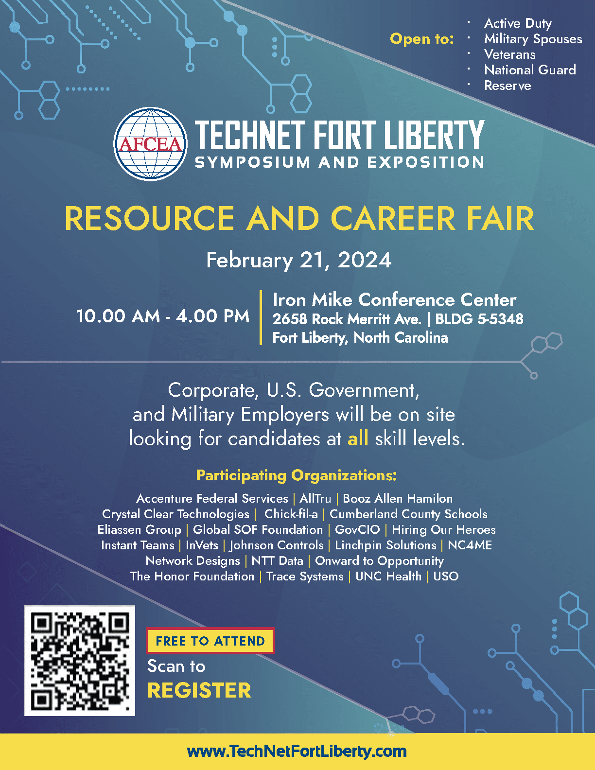 Resource & Career Fair Flyer featuring Industry organizaitons