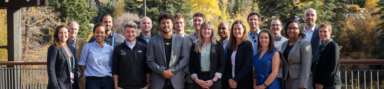 IEC staff and program innovators standing outside