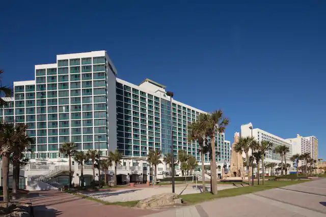 Beach Side Facade Hilton Daytona