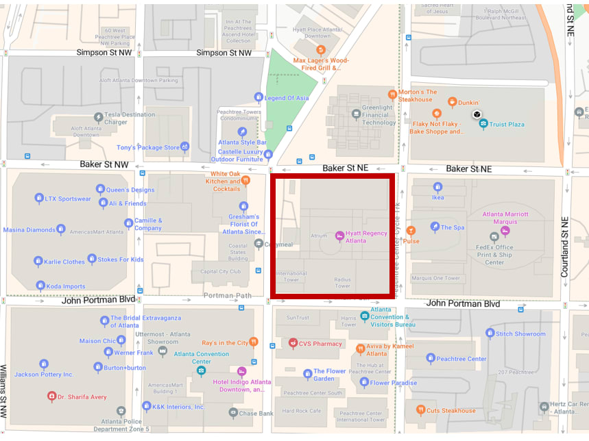 Parking Lots Map Graphic